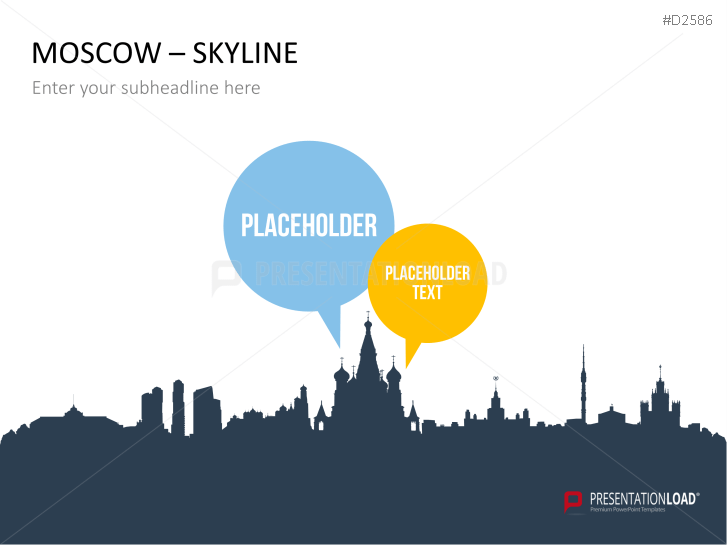 Cityscapes / Skylines for PowerPoint (Vector Graphics)