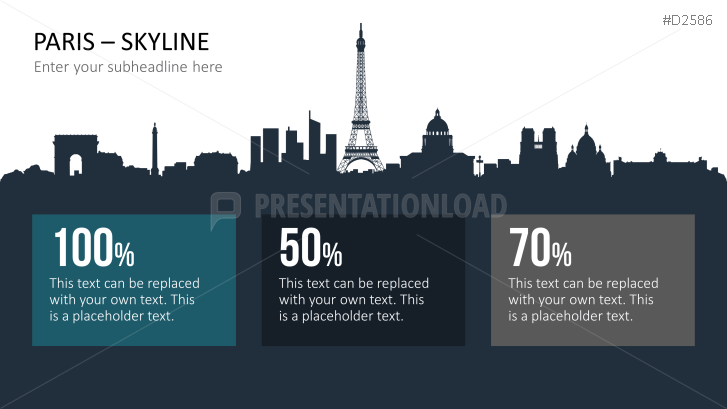 Cityscapes / Skylines for PowerPoint (Vector Graphics)