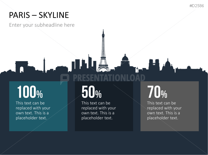 Cityscapes / Skylines for PowerPoint (Vector Graphics)