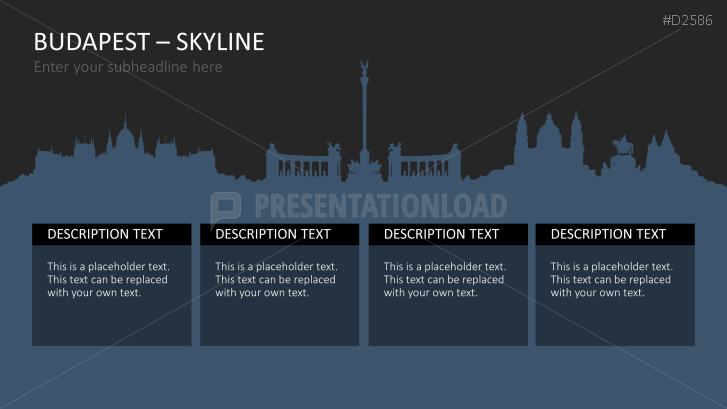 Cityscapes / Skylines for PowerPoint (Vector Graphics)