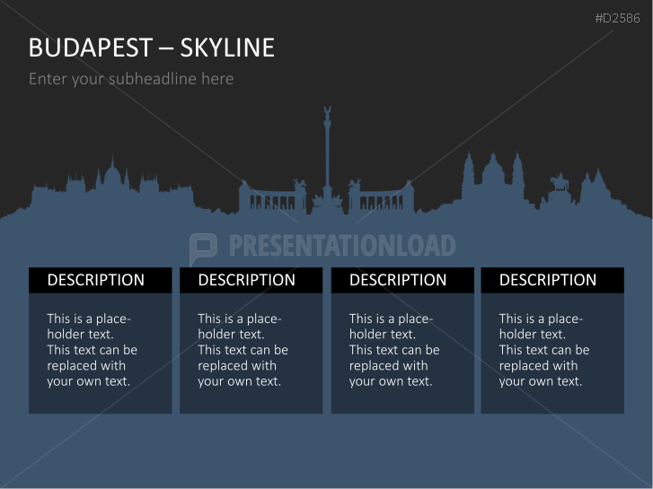Cityscapes / Skylines for PowerPoint (Vector Graphics)
