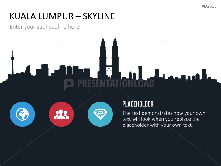Cityscapes / Skylines for PowerPoint (Vector Graphics)
