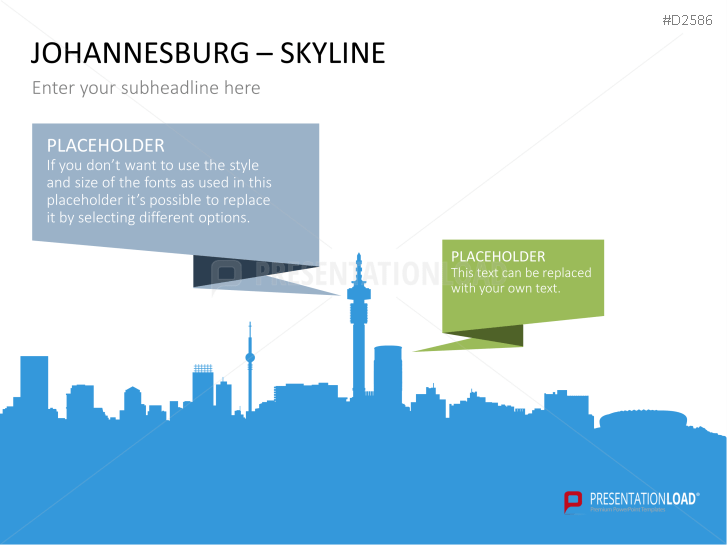 Cityscapes / Skylines for PowerPoint (Vector Graphics)