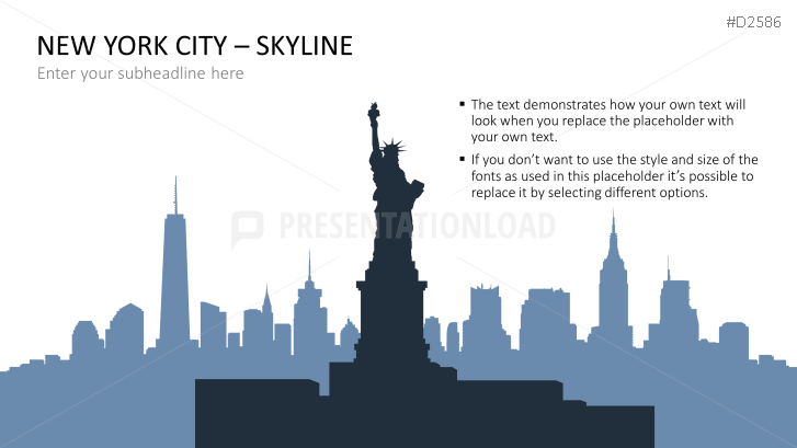 Cityscapes / Skylines for PowerPoint (Vector Graphics)