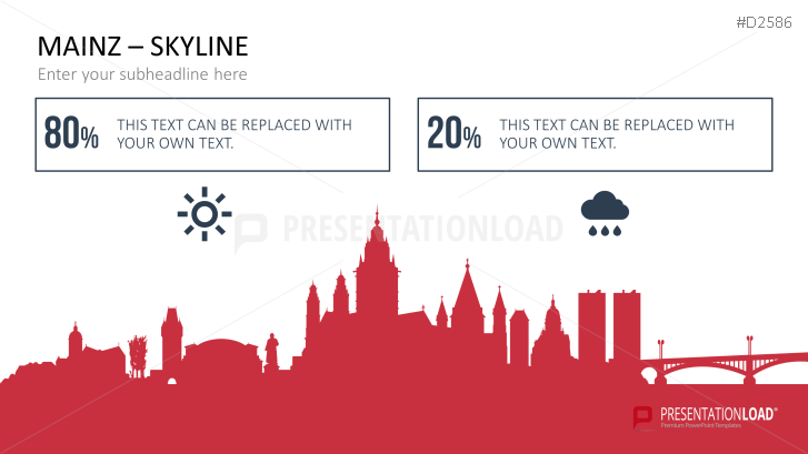 Cityscapes / Skylines for PowerPoint (Vector Graphics)