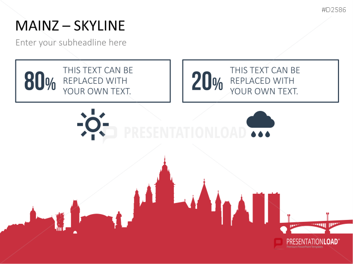 Cityscapes / Skylines for PowerPoint (Vector Graphics)