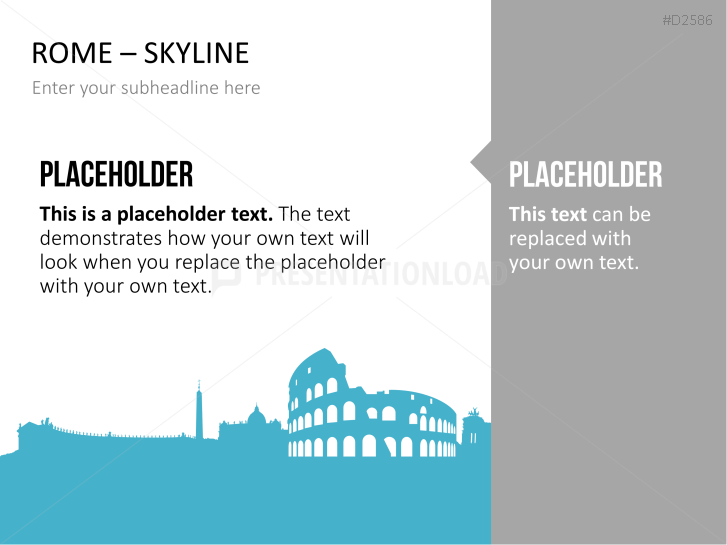 Cityscapes / Skylines for PowerPoint (Vector Graphics)