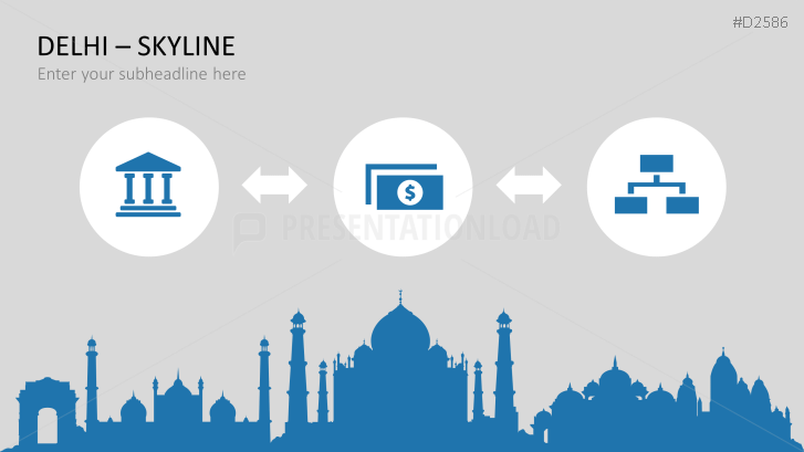 Cityscapes / Skylines for PowerPoint (Vector Graphics)