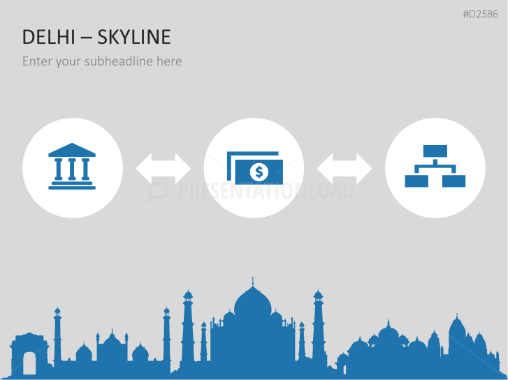 Cityscapes / Skylines for PowerPoint (Vector Graphics)