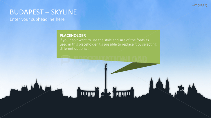 Cityscapes / Skylines for PowerPoint (Vector Graphics)