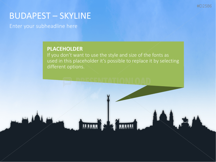 Cityscapes / Skylines for PowerPoint (Vector Graphics)