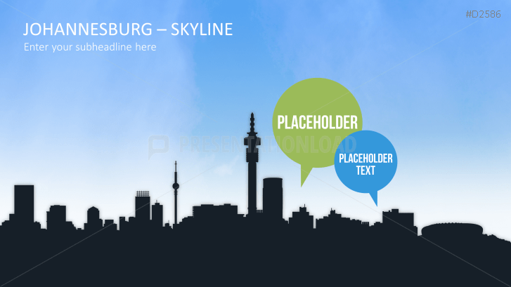 Cityscapes / Skylines for PowerPoint (Vector Graphics)
