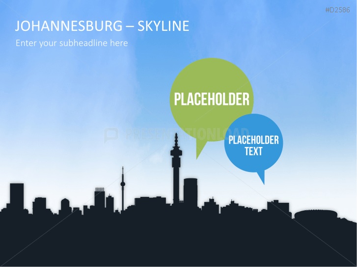 Cityscapes / Skylines for PowerPoint (Vector Graphics)