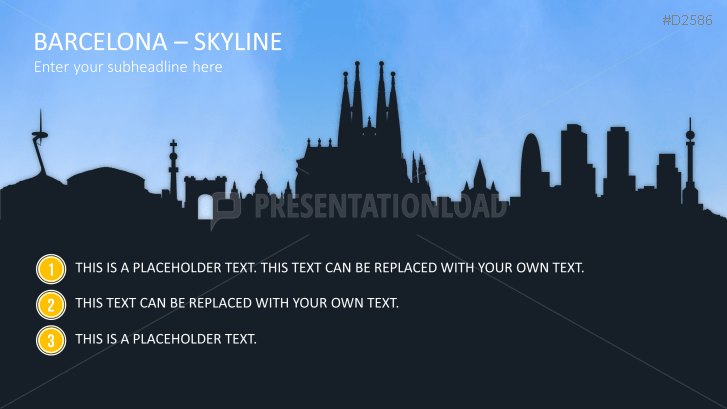 Cityscapes / Skylines for PowerPoint (Vector Graphics)