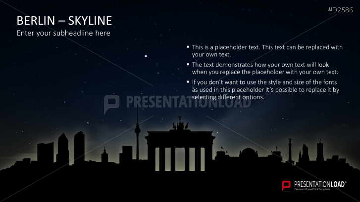 Cityscapes / Skylines for PowerPoint (Vector Graphics)
