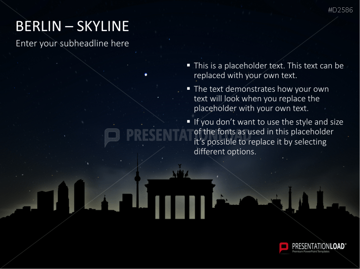 Cityscapes / Skylines for PowerPoint (Vector Graphics)