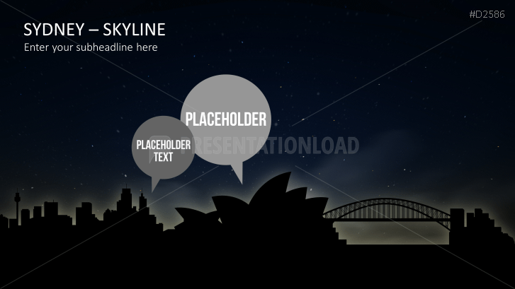 Cityscapes / Skylines for PowerPoint (Vector Graphics)