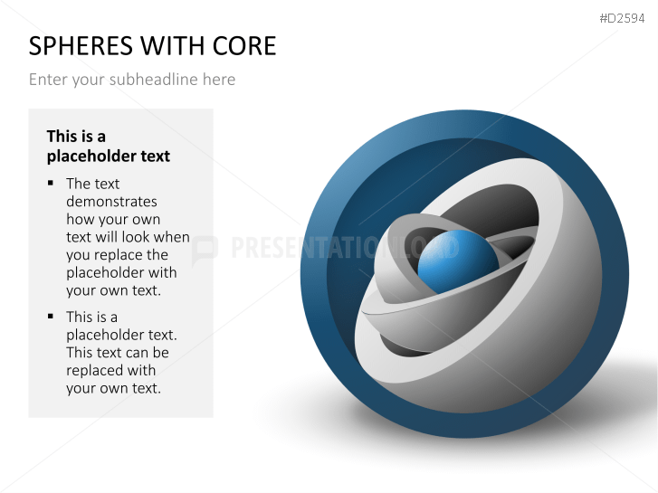 3D Spheres - with core