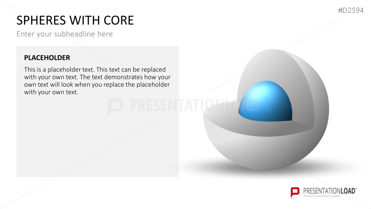 3D Spheres - with core