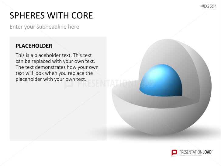 3D Spheres - with core