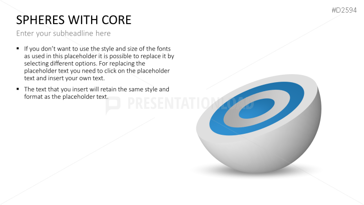 3D Spheres - with core