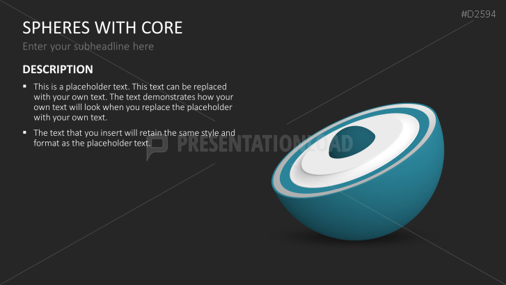 3D Spheres - with core