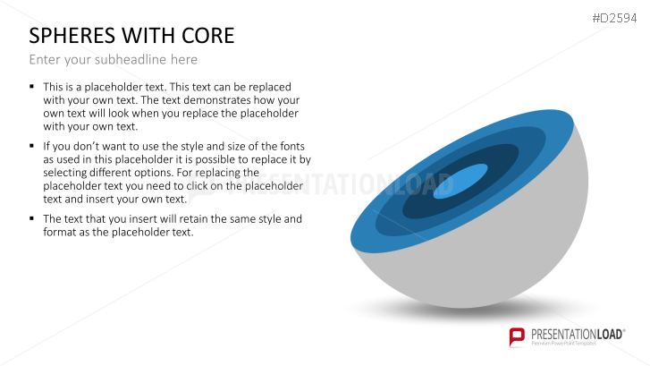 3D Spheres - with core