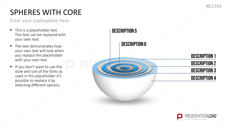 3D Spheres - with core