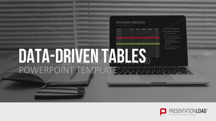 Datadriven PowerPoint Tables