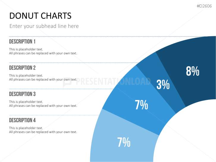 Donut Charts PowerPoint Template