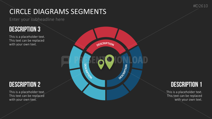 Circle Diagrams PowerPoint Template - Segments