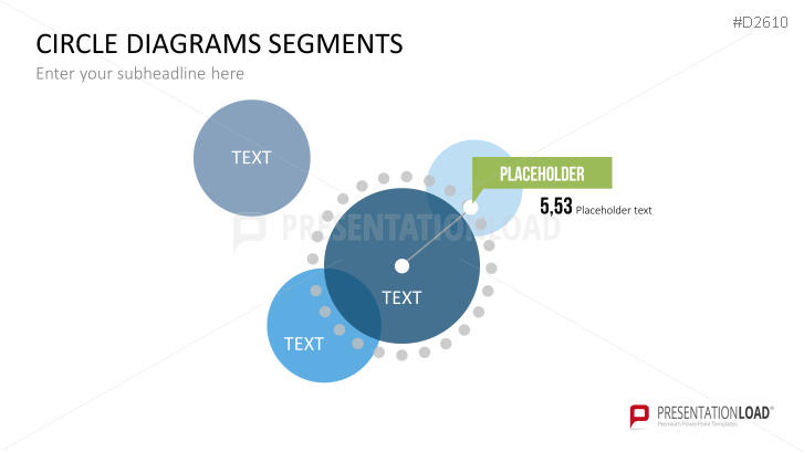 Circle Diagrams PowerPoint Template - Segments