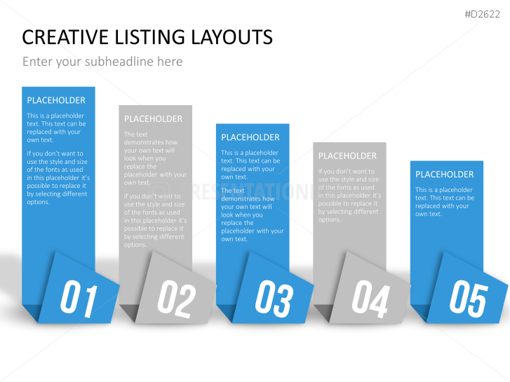 Creative Listing Layouts For Powerpoint