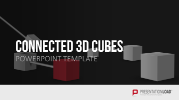 Connected 3D Cubes _https://www.presentationload.com/3d-connected-cubes-powerpoint-template.html