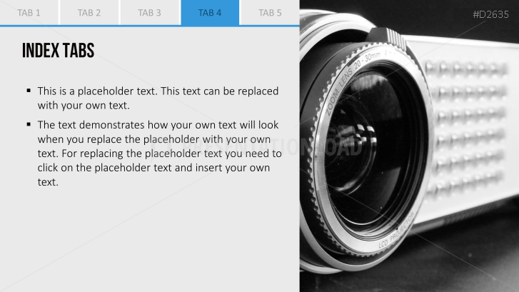 Index Tabs for PowerPoint | PowerPoint Templates | PresentationLoad