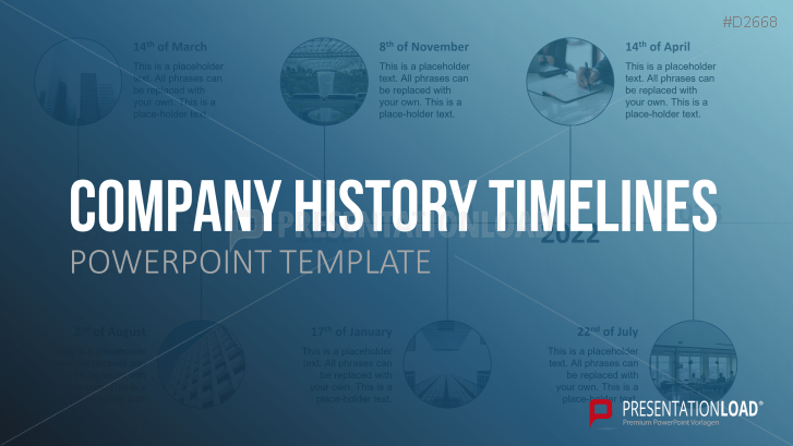 Powerpoint Timeline Template For Company Histories