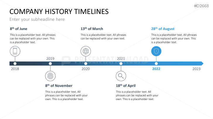 free history timeline powerpoint template