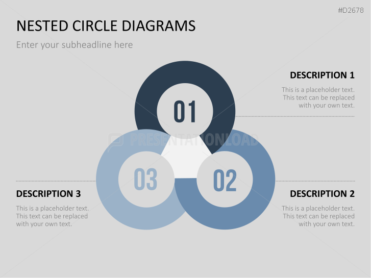 Nested Circle Diagrams PowerPoint Template