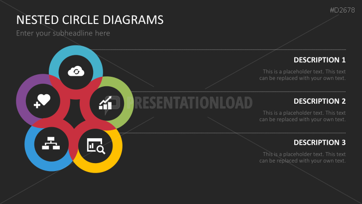 Nested Circle Diagrams PowerPoint Template