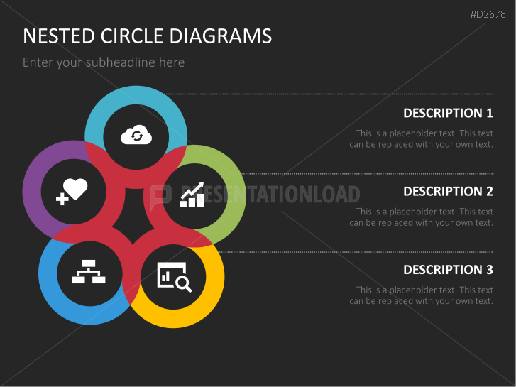 Nested Circle Diagrams PowerPoint Template