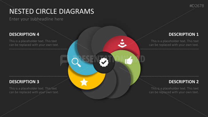 Nested Circle Diagrams PowerPoint Template