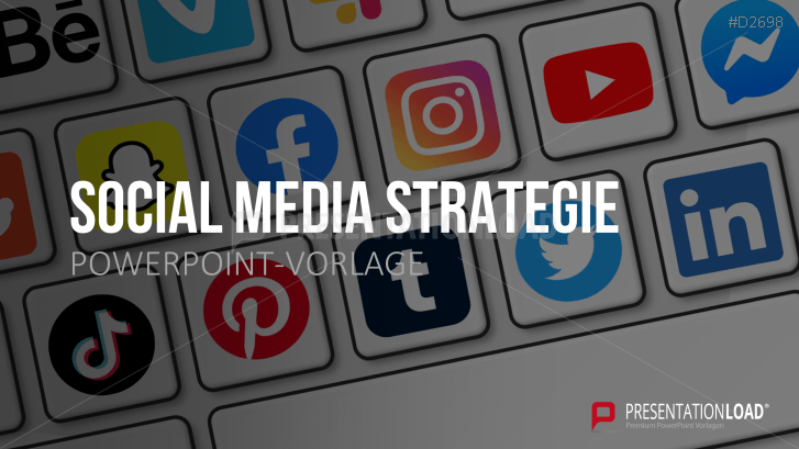 Social Media Strategie Powerpoint Vorlage