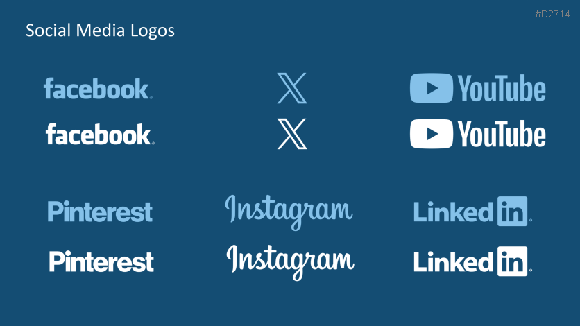 Social Media Icons Keyboard