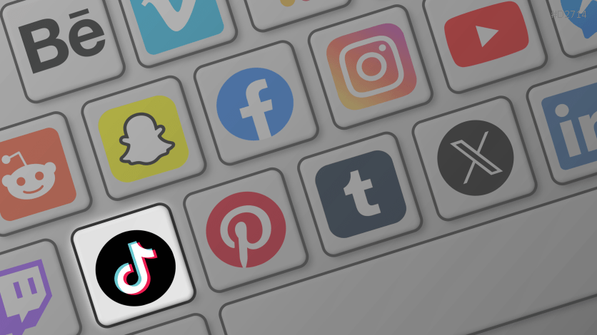 Social Media Icons Keyboard