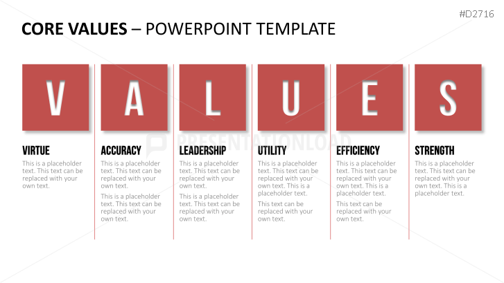 company values presentation template