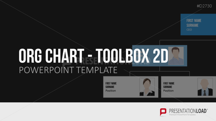 Organigramm Toolbox 2d Powerpoint Vorlage Presentationload