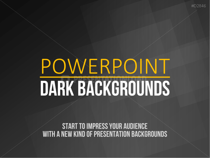 Dark Backgrounds | PowerPoint Template | PresentationLoad