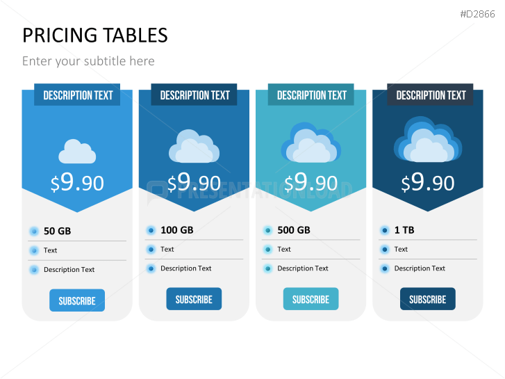 Pricing Tables