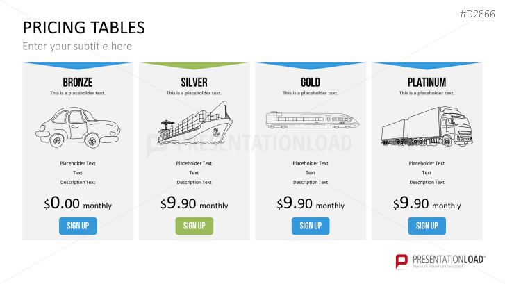 Pricing Tables