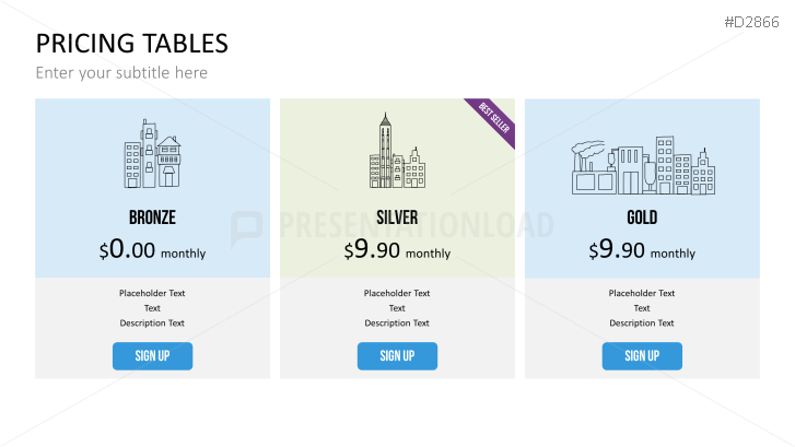 Pricing Tables